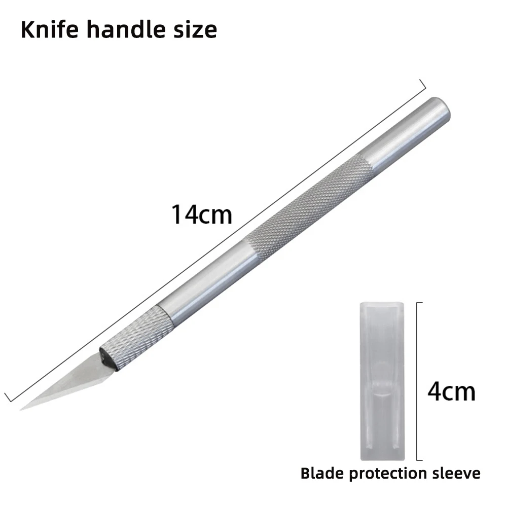 11 Adet Oyma Bıçağı Seti, Kağıt Oyma Bıçağı, Cep Telefonu Tamir, LCD Tutkal Kaldırma Modeli, DİY Kalem Bıçak saklama kutusu
