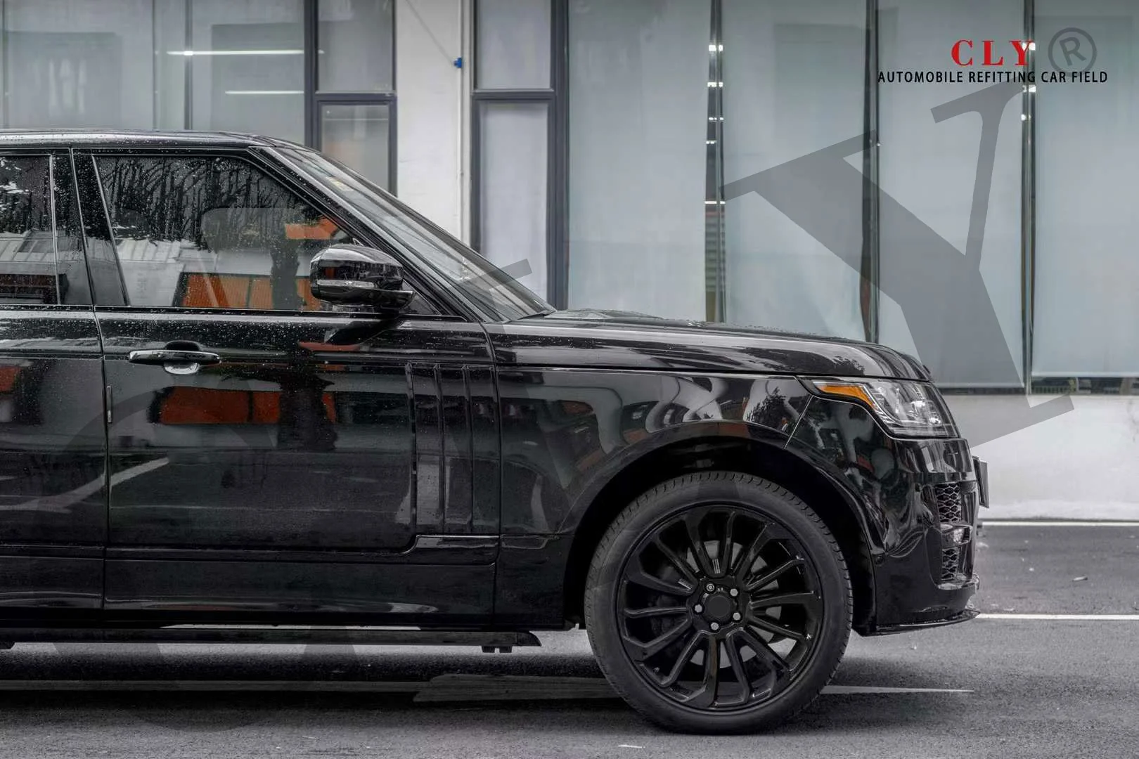 CLY Otomotiv Parçaları araba tamponları Land Rover Range Rover İçin Özel Facelift SVO Vücut kitleri Grille Difüzör İpuçları Kapı Paneli