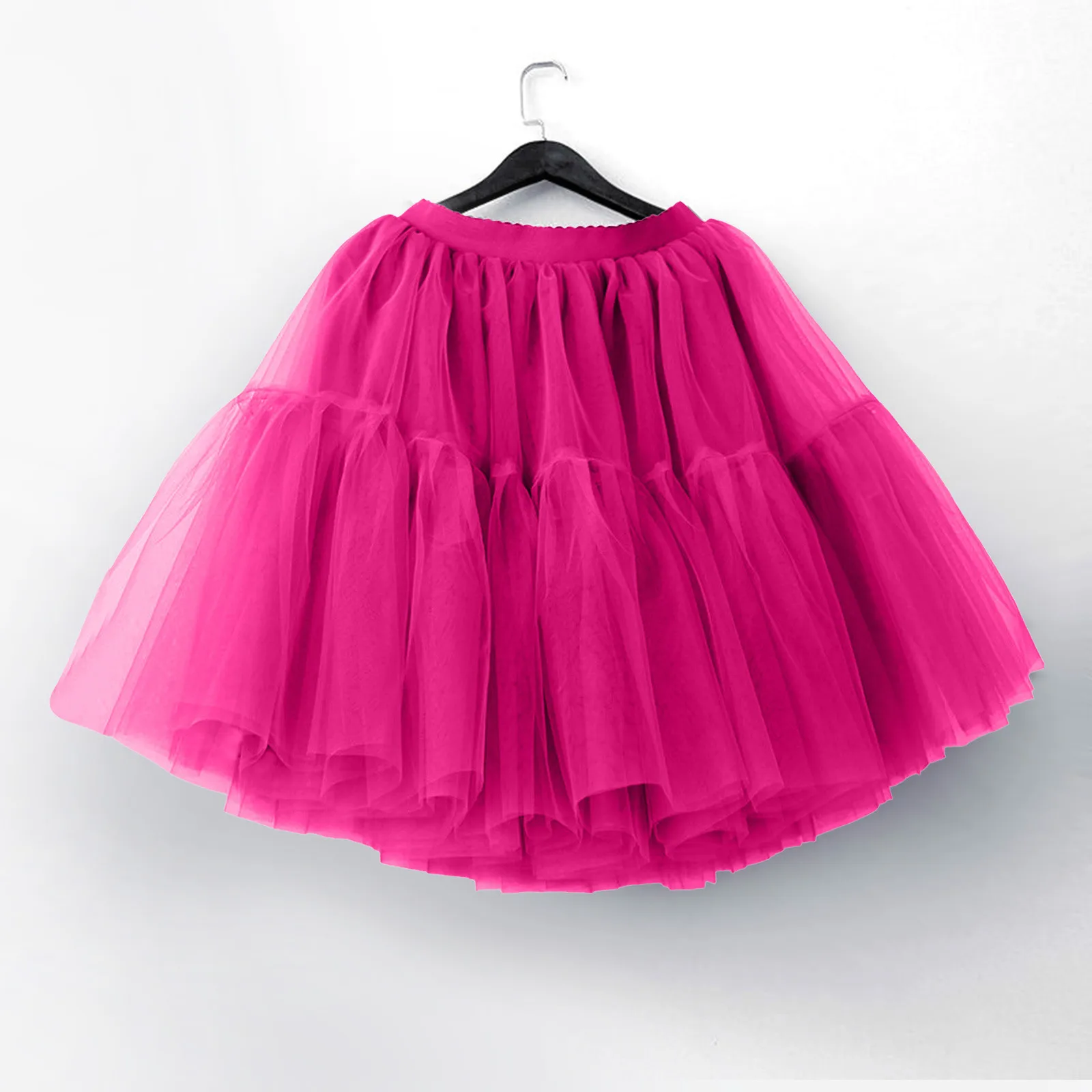 File top Elbise Kadınlar Katı Renk Yarım Etek Kısa Elbise Elbise Dans Parti Zarif Patchwork Tarzı Vintage Mini Tutu Etek