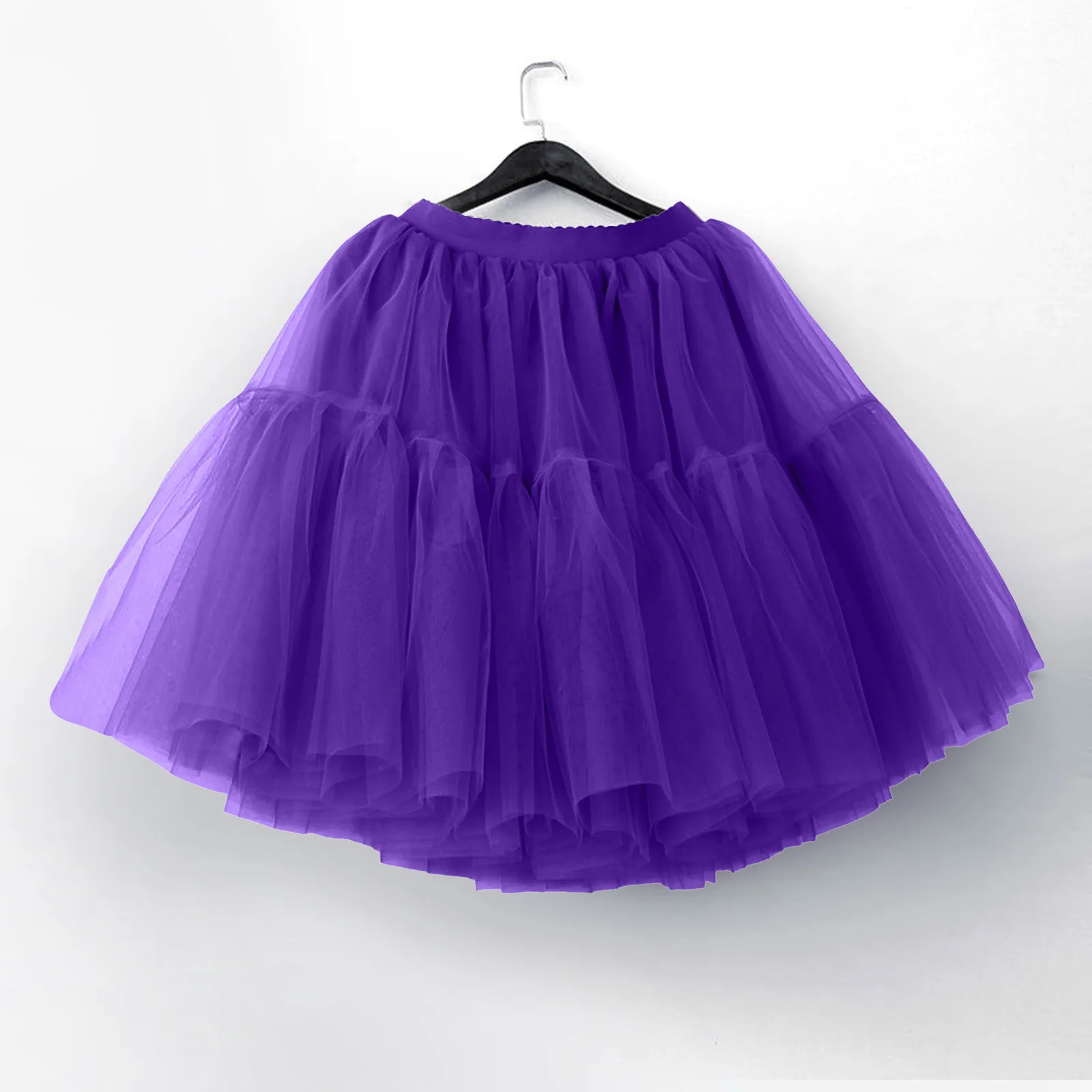 File top Elbise Kadınlar Katı Renk Yarım Etek Kısa Elbise Elbise Dans Parti Zarif Patchwork Tarzı Vintage Mini Tutu Etek