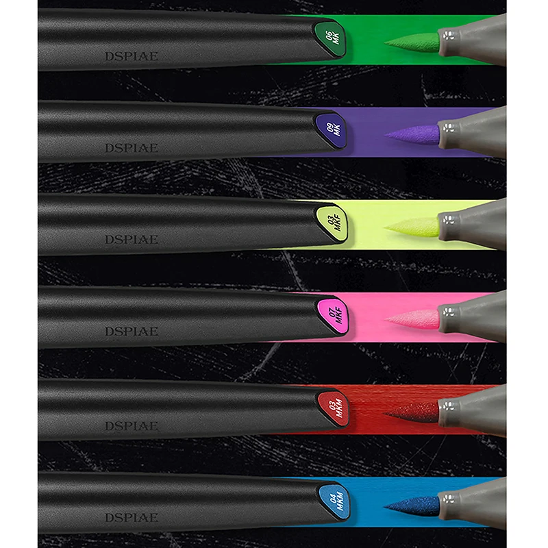 Renkli işaretleme kalemleri Yumuşak Ucu Su bazlı Kalem cetvel kalemi Modeli Boyama Araçları El Sanatları Modeli DIY Yapımı