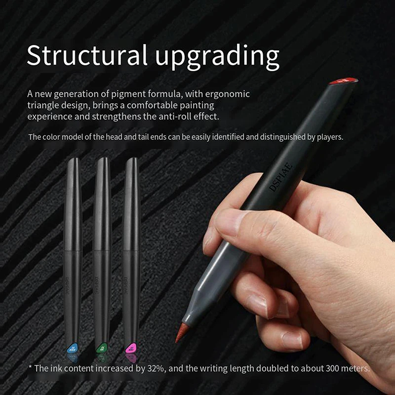 Renkli işaretleme kalemleri Yumuşak Ucu Su bazlı Kalem cetvel kalemi Modeli Boyama Araçları El Sanatları Modeli DIY Yapımı