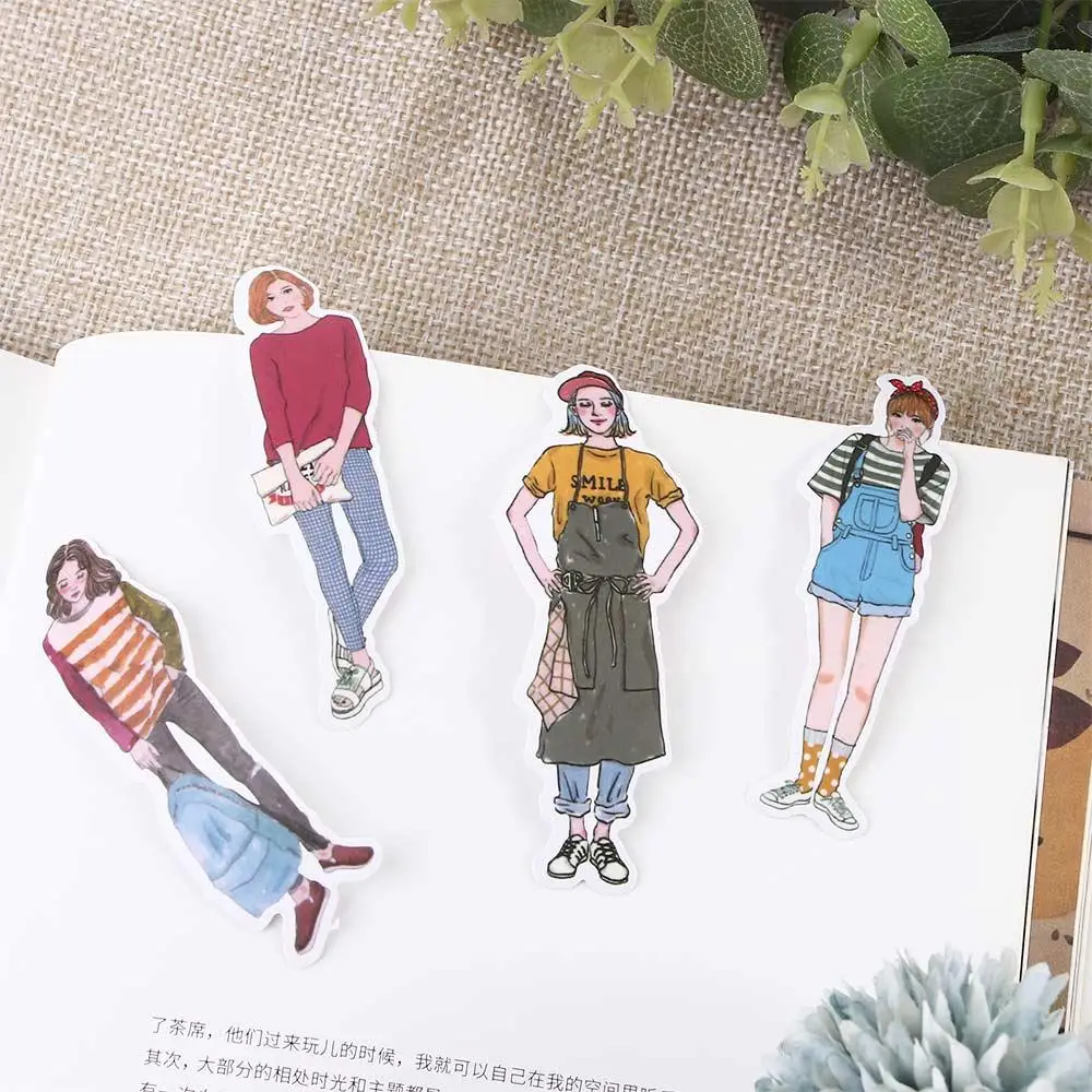 Kawaii Planlayıcısı DIY Zanaat Dizüstü Fotoğraf Albümleri Dekoratif Sticker El Kitabı Çıkartmalar Scrapbooking Mori Kız Çıkartmalar