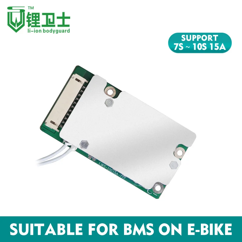 LWS Dengeli 10 S 15A li-ion pil paketi 36 V 10 S BMS elektrikli bisiklet için