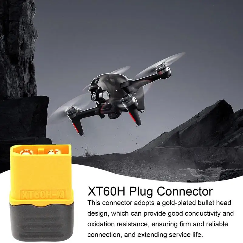 evrensel XT 60H Bullet Fiş Erkek dişi konnektör Adaptörü İçin Kılıf Konut İle RC Lipo Pil Drone Hoparlör Araba Uçak