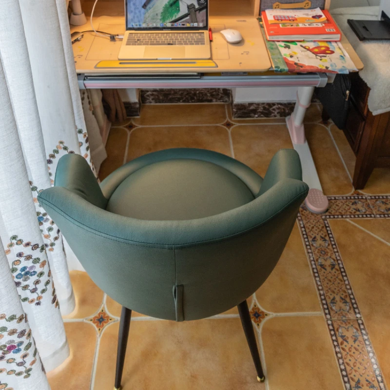 Çizilmeye dayanıklı Suya dayanıklı bilgisayar sandalyesi Rahat Uzun ömürlü Makyaj Dışkı Silme Resimli Arka Ofis Mobilyaları