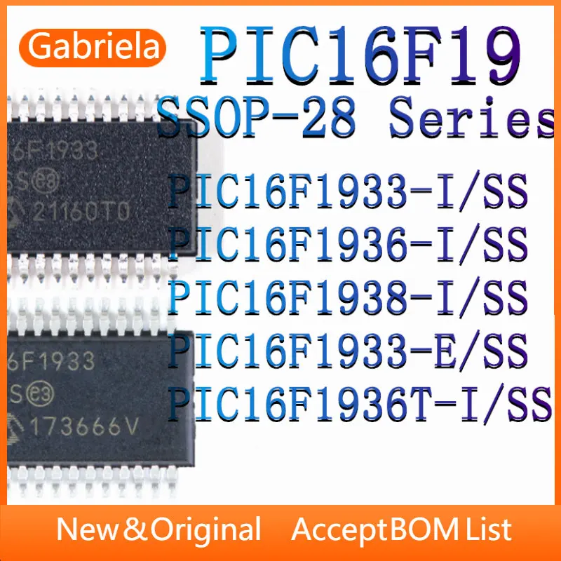 PIC16F1933-I / SS PIC16F1936 PIC16F1938 PIC16F1933-E / SS PIC16F1936T paket: SSOP-28 IC Çip