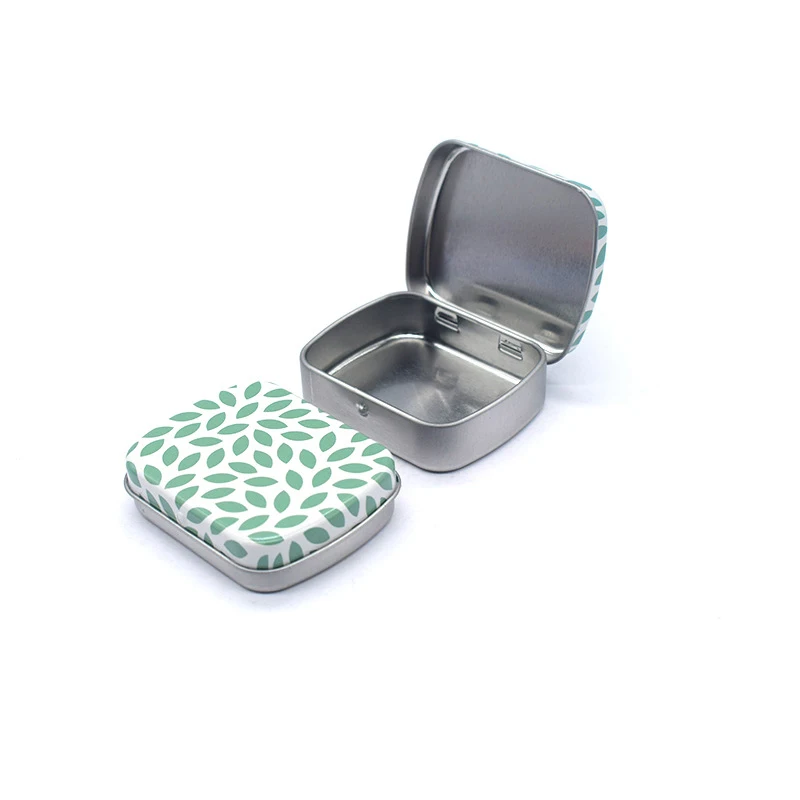 1 ADET Mini Teneke kapaklı kutu Taşınabilir Renkli Mühürlü Kavanoz Dikdörtgen Teneke Kutular Şeker Hap Takı Saklama Kabı Kutusu Kutular