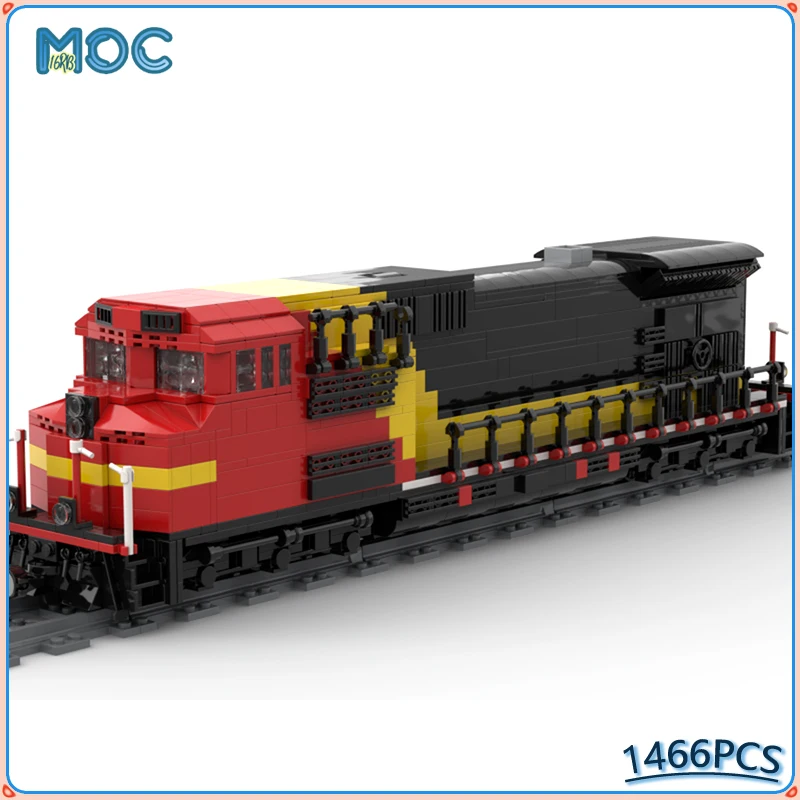 Moc Yapı Taşları Lokomotif Tren Modeli Teknoloji Tuğla DIY Montaj Demiryolu Mekanik Koleksiyonu Serisi erkek çocuk oyuncakları Hediyeler