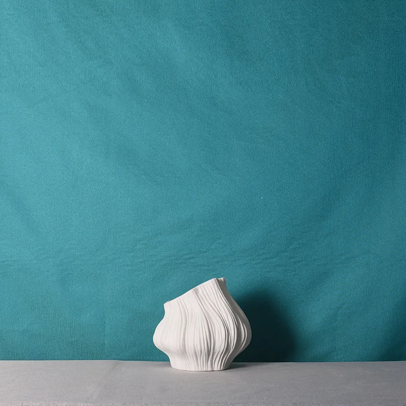 Yaratıcı Beyaz Vazo diş sarımsak Şekli Oturma Odası yemek masası Süsler Ev Vazo Üç parçalı Set İskandinav Dekoratif Ev Hediye