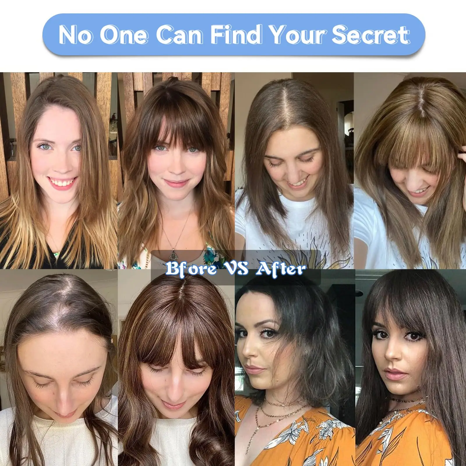 Kadın Saç Toppers gerçek insan saçı Toppers Saç İnceltme için Çikolata Kahverengi Patlama ile İnsan Saç Parçaları İpek Taban Klip 12 inç