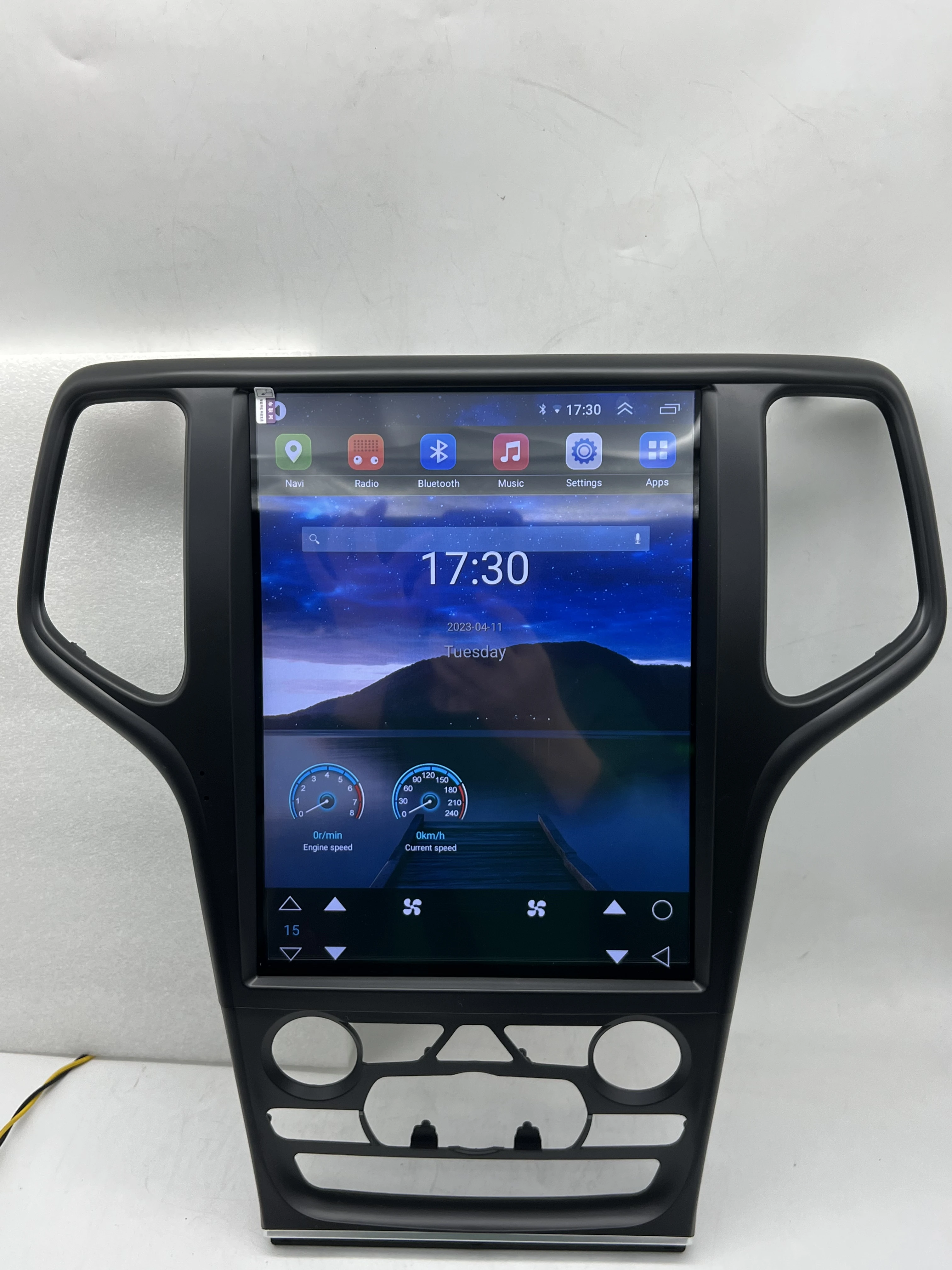 12.1 inç Jeep Grand Cherokee İçin WK2 2014-2020 Araba Multimedya Video Oynatıcı GPS Navigasyon Radyo 8 Çekirdekli 6 + 128G Android 12 Carplay