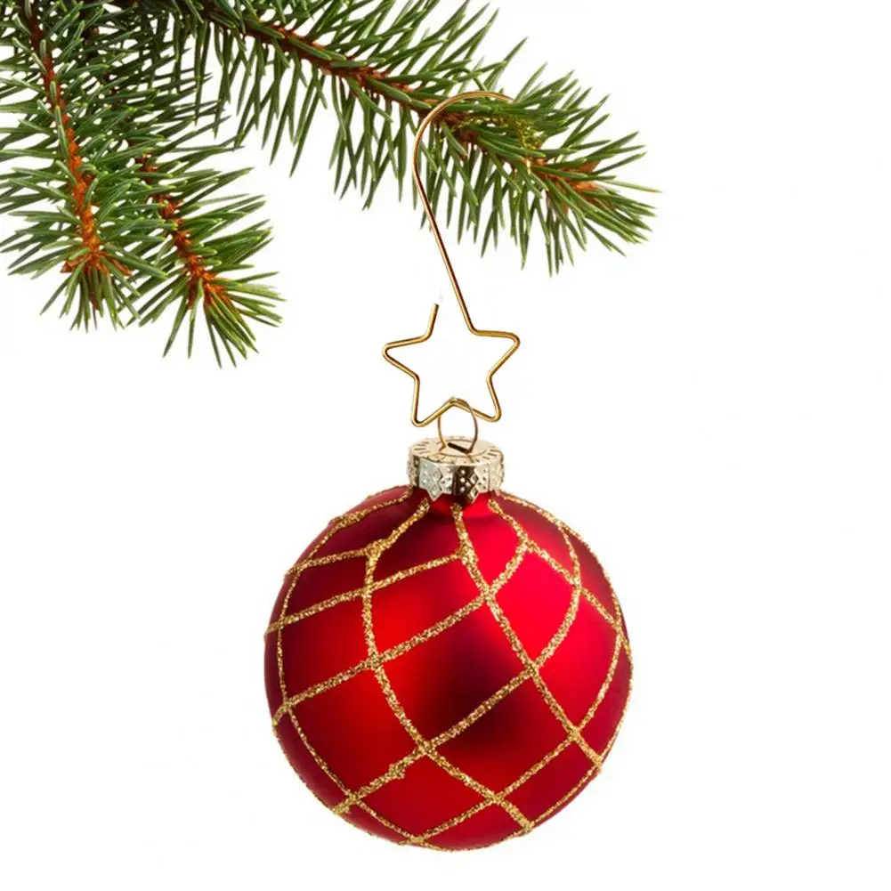 Kolay Kurulum Çelenk Kanca Metal Çelenk Kanca Renkli Metal Yıldız Kanca Şenlikli Ön Kapı Çelenk Noel Tatil için