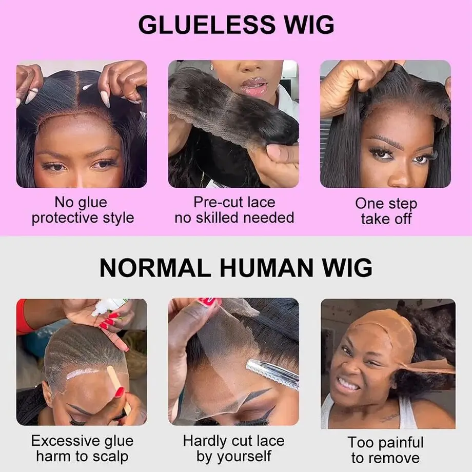 ISEE Saç Tutkalsız Vücut Dalga Peruk 6X4 HD Dantel Ön İnsan Saç Peruk Şeffaf Ön Kesim Önceden Koparıp Kıvırcık Peruk Kadınlar İçin Giymek Gitmek