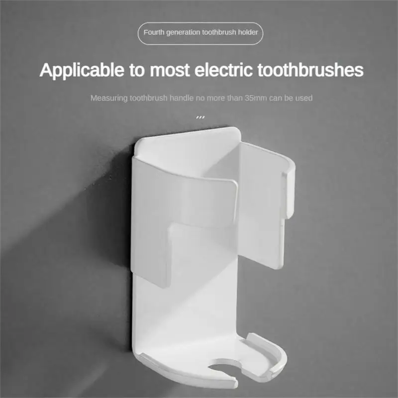 1 adet Diş Fırçası Standı Raf Organizatör Elektrikli Diş Fırçası Duvara Monte Tutucu Uzay Tasarrufu Banyo Rafları Aksesuarları