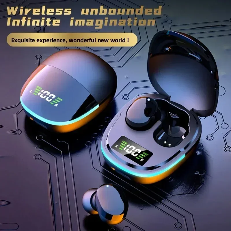 TWS G9S Bluetooth Kulaklık kablosuz kulaklıklar Gürültü Azaltma Kulaklık Şarj Kutusu ile Tüm Akıllı Telefonlar için Uygun
