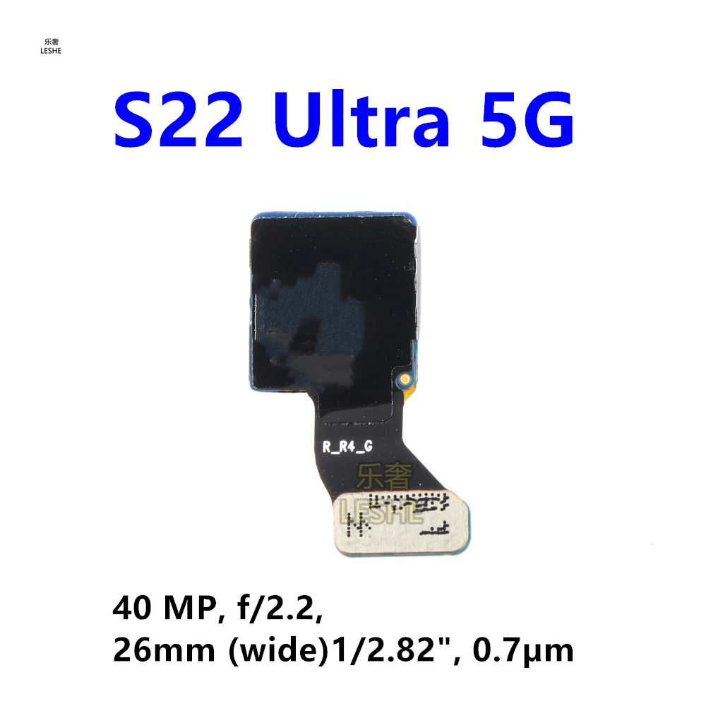 Orijinal Ön Bakan Kamera Samsung Galaxy S22 Ultra 5G SM-S908 S908B S908U S908E Üst Frontal Selfie Kamera