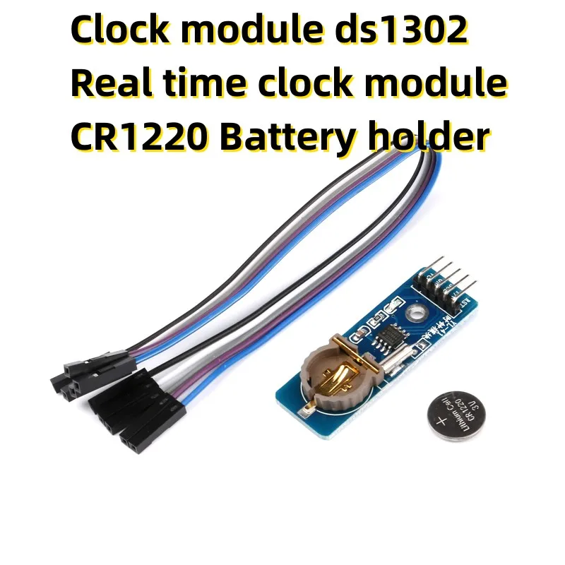 Saat modülü ds1302 Gerçek zamanlı saat modülü CR1220 Pil tutucu