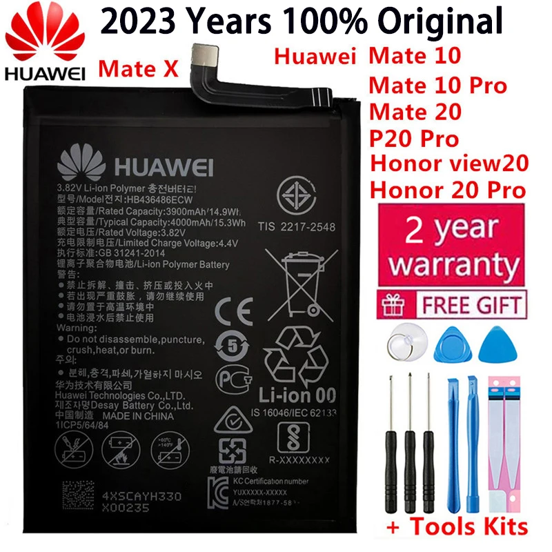 Orijinal Pil İçin Huawei Mate Nova Onur 2 3 5C 5A 6A 7 7C 7A 7X8 8A 8C 8X P8 9 Y9 P9 10 P10 20 P20 Lite Artı Pro Piller