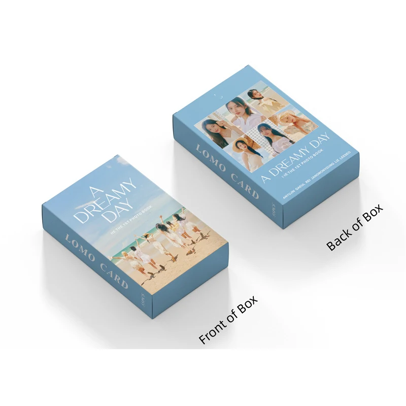 55 Kartları / Set IVE Albümü Rüya Gibi Bir Gün Mito Lomo Küçük Kart Toplayıcı Kart Wonyoung LİZ Gaeul Fotoğraf Kartı Kız Koleksiyon Hediye Kpop