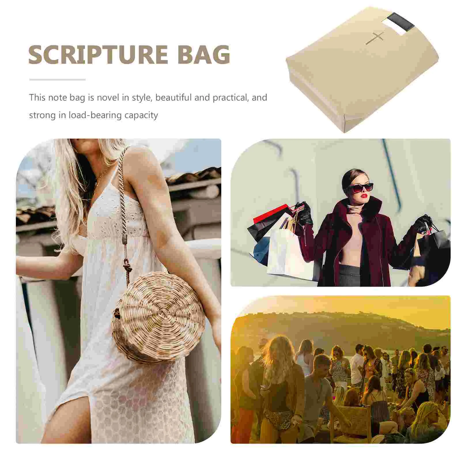 İncil Durumda Keçe İncil Tote Kitap Taşıma Çantası Oyma Çapraz İncil Kapak Kullanımlık Çanta Kolu alışveriş çantası Kilise Organizatör