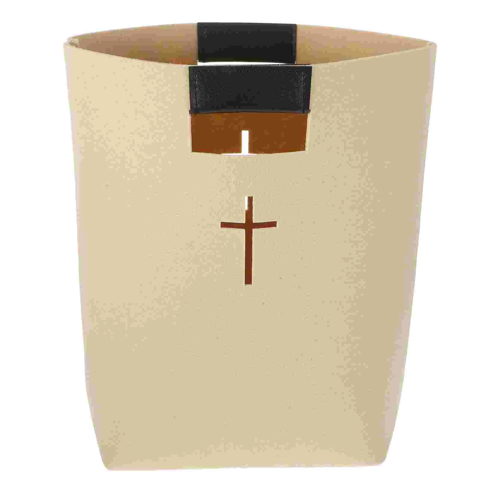 İncil Durumda Keçe İncil Tote Kitap Taşıma Çantası Oyma Çapraz İncil Kapak Kullanımlık Çanta Kolu alışveriş çantası Kilise Organizatör