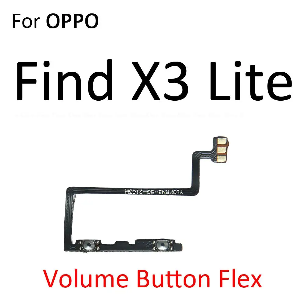Ses Düğmesi Güç Anahtarı Açık Kapalı Anahtar Şerit Flex Kablo OPPO Bul X İçin X2 Neo X3 Pro Lite Yedek Parçalar