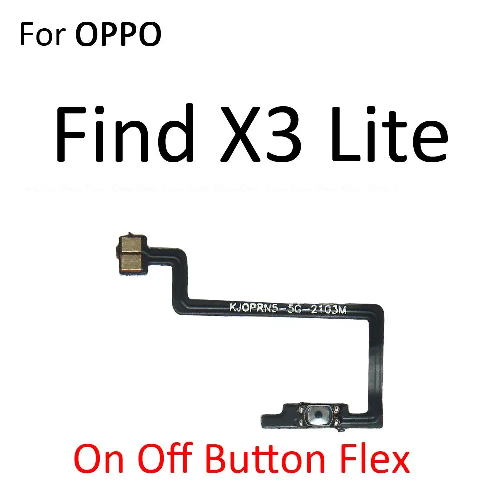 Ses Düğmesi Güç Anahtarı Açık Kapalı Anahtar Şerit Flex Kablo OPPO Bul X İçin X2 Neo X3 Pro Lite Yedek Parçalar
