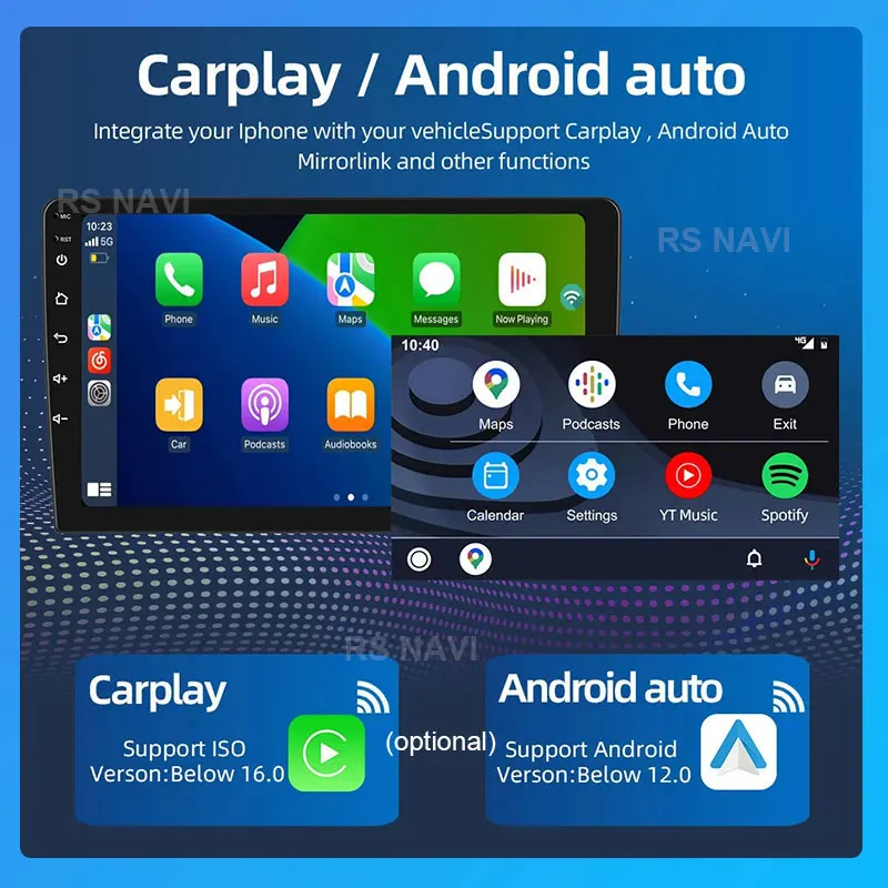Android 13 Araba Rodio Toyota Hilux 2015-2020 için Carplay Oto Multimedya Video Oynatıcı Navigasyon Başkanı Ünitesi WİFİ + 4G 360 Kamera GPS