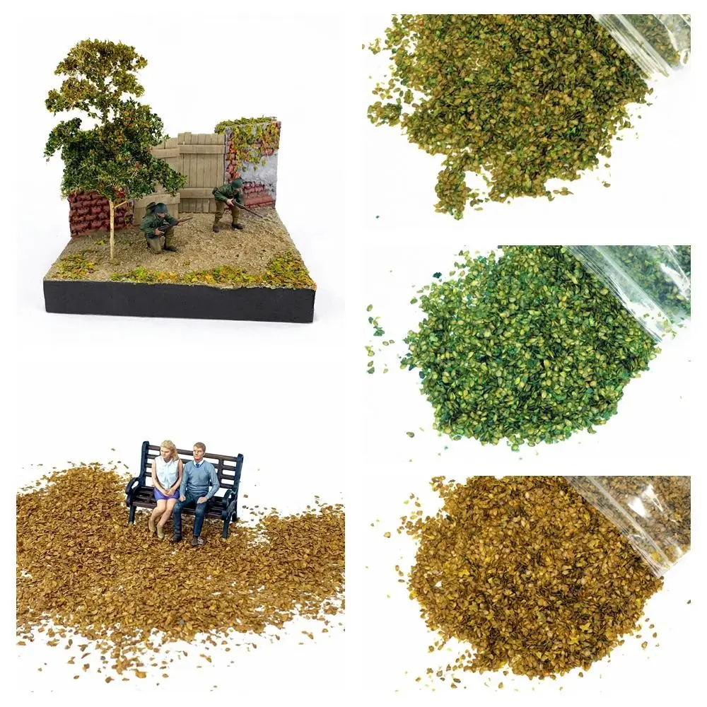 35 ml / torba Kum Masa Simülasyon Mini Yapraklar Minyatür Statik Yaprak Düzeni Sahne Modeli Wargame Aksesuarları Peri Bahçe DIY