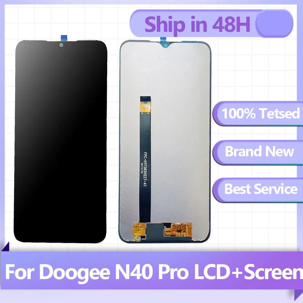 100 % Test Edilmiş Yüksek Kalite DOOGEE N40pro LCD ekran+dokunmatik ekranlı sayısallaştırıcı grup LCD+Dokunmatik Digitizer N40 Değiştirme