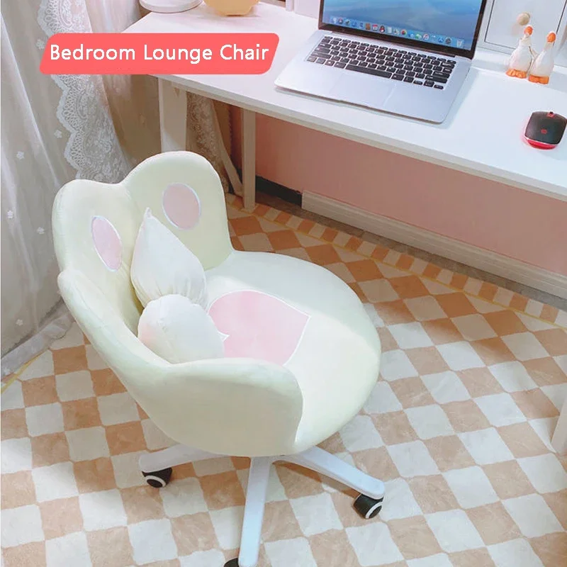 İskandinav Küpeşte yemek sandalyeleri Ofis 360 ° Döner Makyaj yemek sandalyeleri yatakhane masası yemek sandalyeleri Fauteuil Tasarım Mobilya