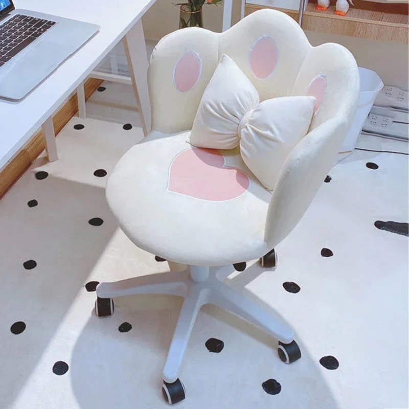 İskandinav Küpeşte yemek sandalyeleri Ofis 360 ° Döner Makyaj yemek sandalyeleri yatakhane masası yemek sandalyeleri Fauteuil Tasarım Mobilya