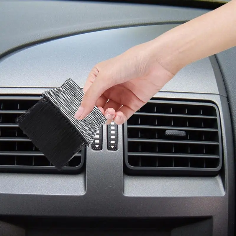 Araba İç Temizleme Aracı Klima Hava Çıkış Temizleme Fırçası Araba Yumuşak Fırça Araba Çatlak Toz Giderme Artefakt Fırça
