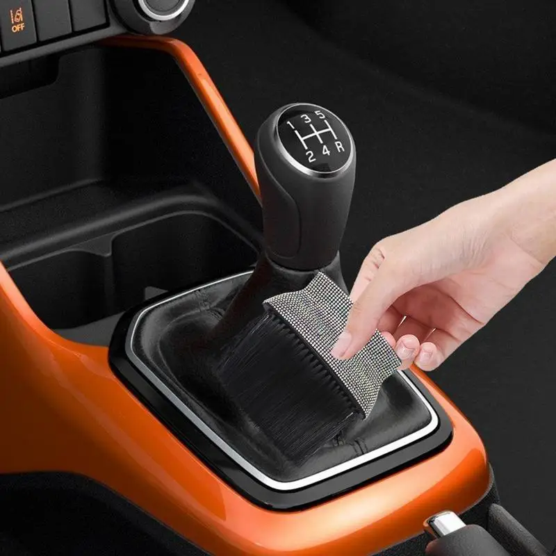 Araba İç Temizleme Aracı Klima Hava Çıkış Temizleme Fırçası Araba Yumuşak Fırça Araba Çatlak Toz Giderme Artefakt Fırça
