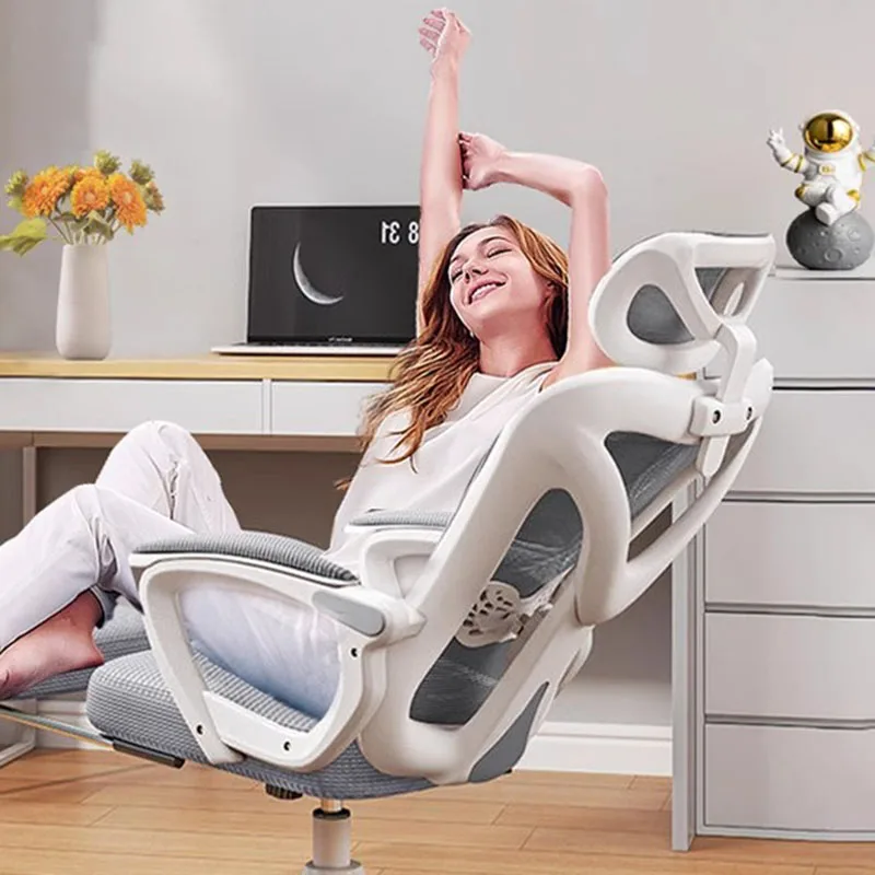Bireysel Footrest Döner Sandalye Lüks Salon Masası Ergonomik Accent Sandalyeler Ofis Masaj Cadeira Gamer Mobilya Ofisler