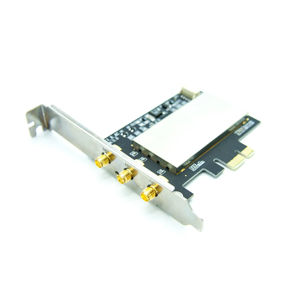2X Broadcom Bcm94360CSAX Bcm943602CS Bcm94331CSAX WLAN Kartı Masaüstü PCI-E Dönüştürücü Adaptör + Anten