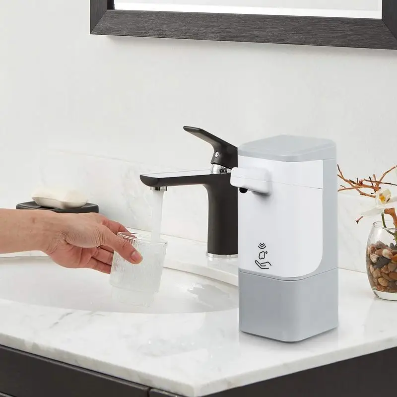 El Yıkama Sabunluk Akıllı Sensör Yüksek Kapasiteli Sıvı Şampuan otomatik Dağıtıcı mutfak Banyo Aksesuarları