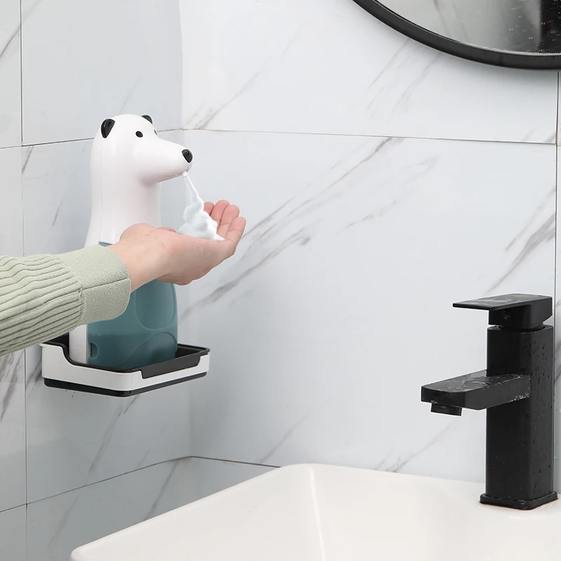 Otomatik Sıvı Sabunluk Akıllı Banyo Aksesuarları USB Fotoselli İndüksiyon Çocuklar El Dezenfektanı köpük sabun pompalı dağıtıcılar