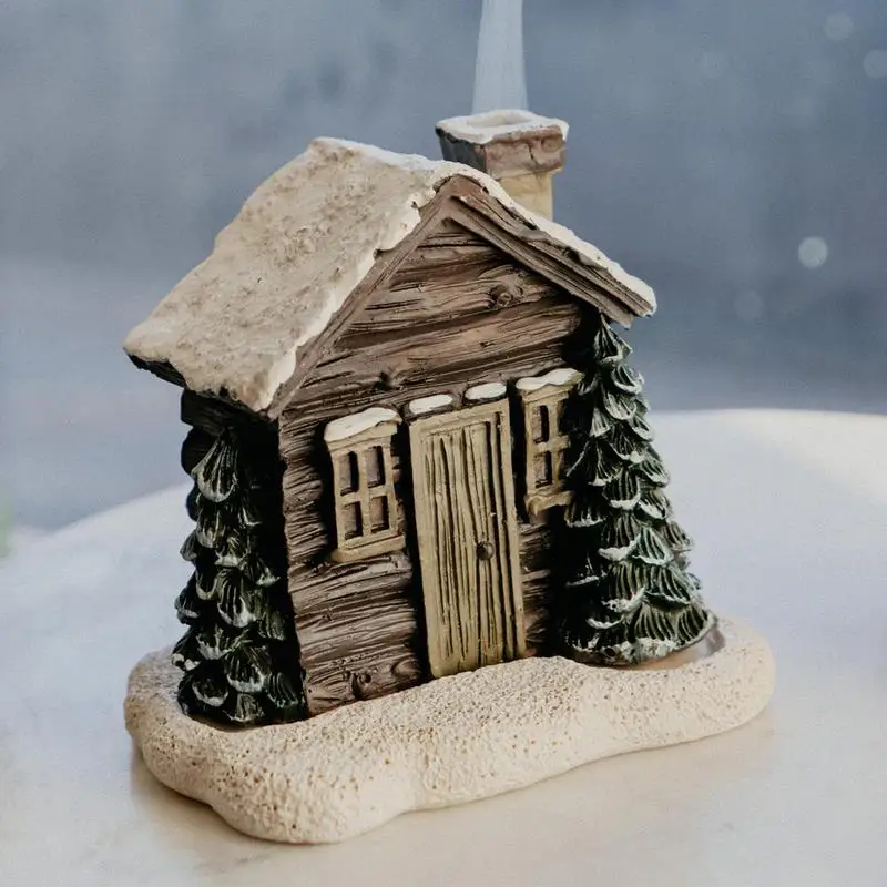 Kabin Tütsü Koni Brülör Noel Reçine Köy Evi Sıcak led ışık Dekor Yenilikçi En Iyi Aromaterapi Fırın Aksesuarı