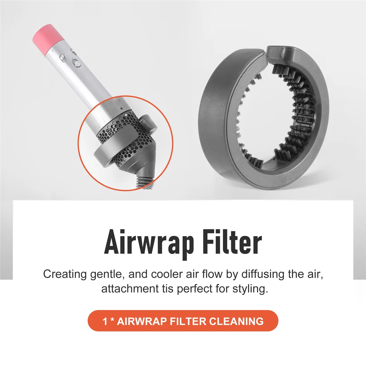 Dyson Airwrap Filtre Temizleme HS01 Filtre Temizleme Eki 969760-01 Taşınabilir Toz Geçirmez Üfleyici Aksesuarları