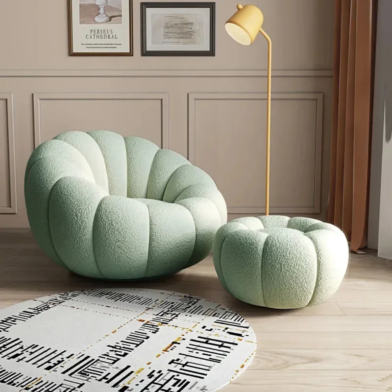 Kabarık Sevimli Oturma Odası Sandalye Yeşil Modern Zemin Tasarımı Oturma Odası Sandalye Salonu Döner Articulos Para El Hogar Odası Dekor