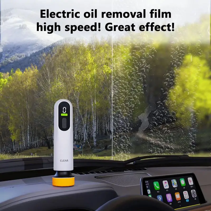 Yağ Filmi Sökücü Araba Pencere Elektrikli Parlatıcı Cam Makinesi oto camı Temizleyici Şarj Edilebilir Yağ Filmi Temizleyici Makinesi