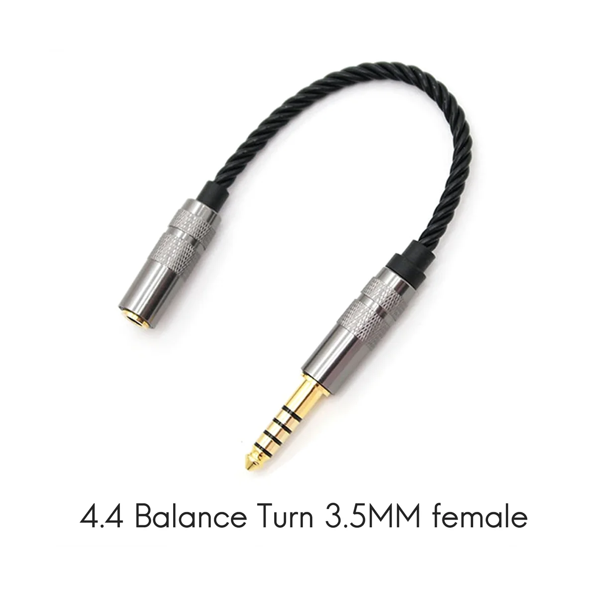 HİFİ 4.4 MM Dengeli Kulaklık Adaptörü Ses Kablosu 4.4 XLR 4 Pin Erkek Dişi Açı