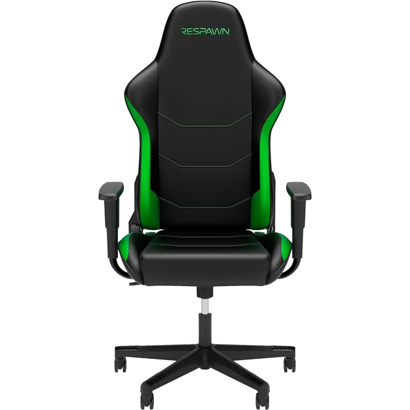 RESPAWN 110 Ergonomik oyun sandalyesi-Yarış Tarzı Yüksek Geri pc bilgisayar Masası Ofis ve Açı Kilidi-2023 Yeşil