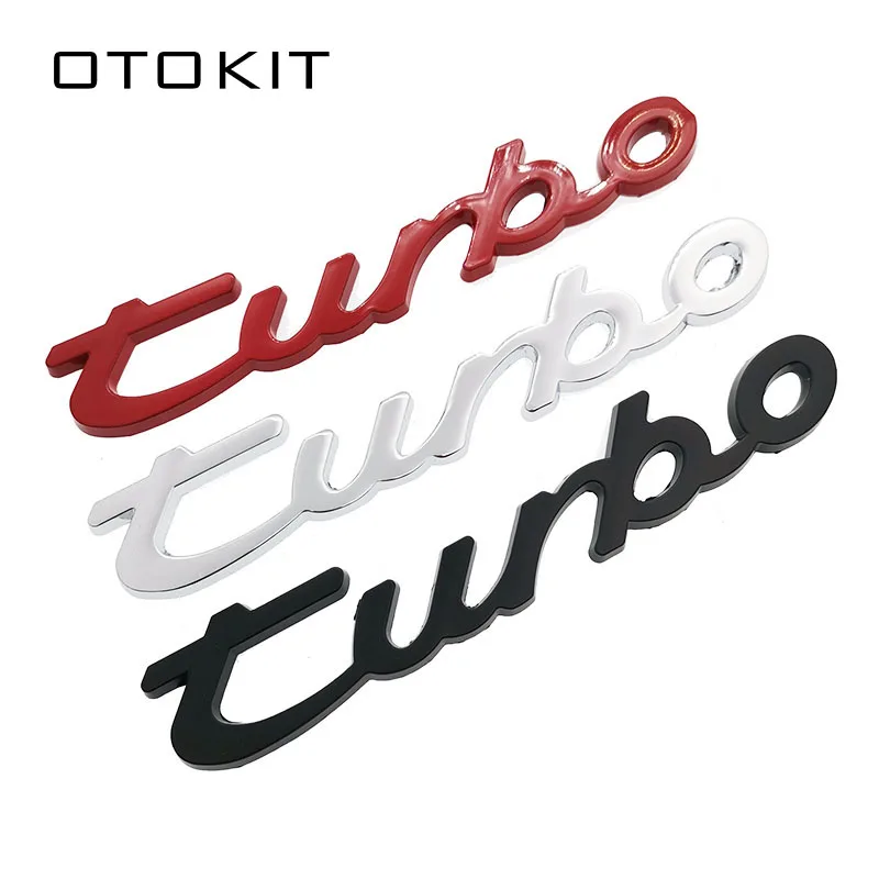 Turbo Harfler Rozeti Amblemi Araba Styling Takma Sticker Çamurluk Yan İşareti BMW Benz Audi Toyota Honda Mazda