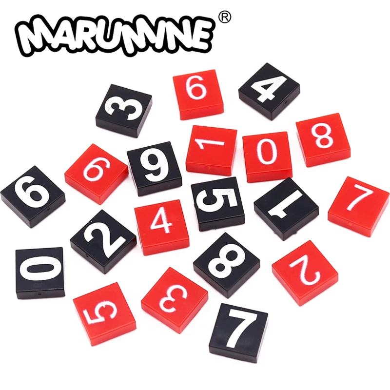 Marumine MOC 1x1 Klasik 3070 Baskılı Dijital Kiremit Parçaları Yapı Taşları Tuğla Modeli Oyuncaklar Oluşturucu Eğitim Aksesuarları