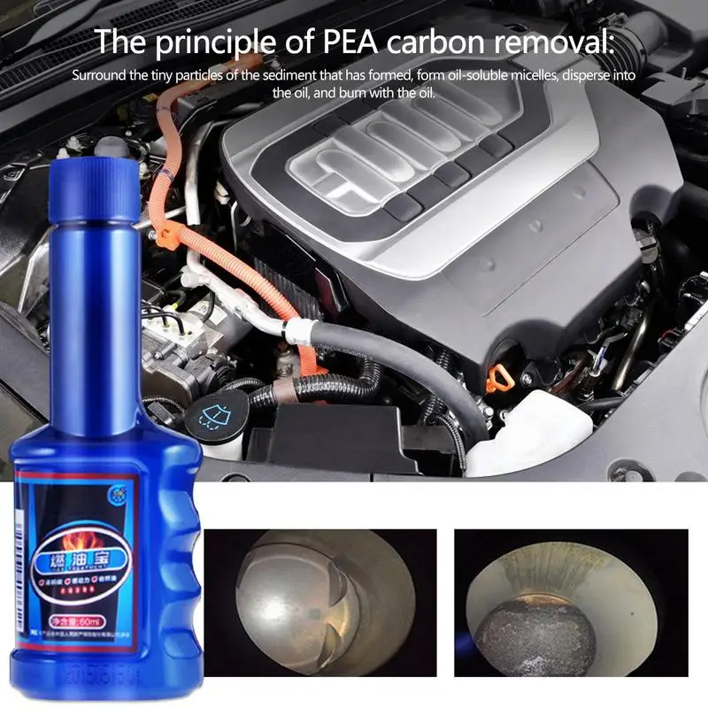 Benzinli enjektör temizleyici Çamur Gürültü Azaltmak Yakıt Katkı Maddeleri Oto Araba İtici Tasarrufu Karbon Mevduat Temizleyiciler Kamyon SUV İçin