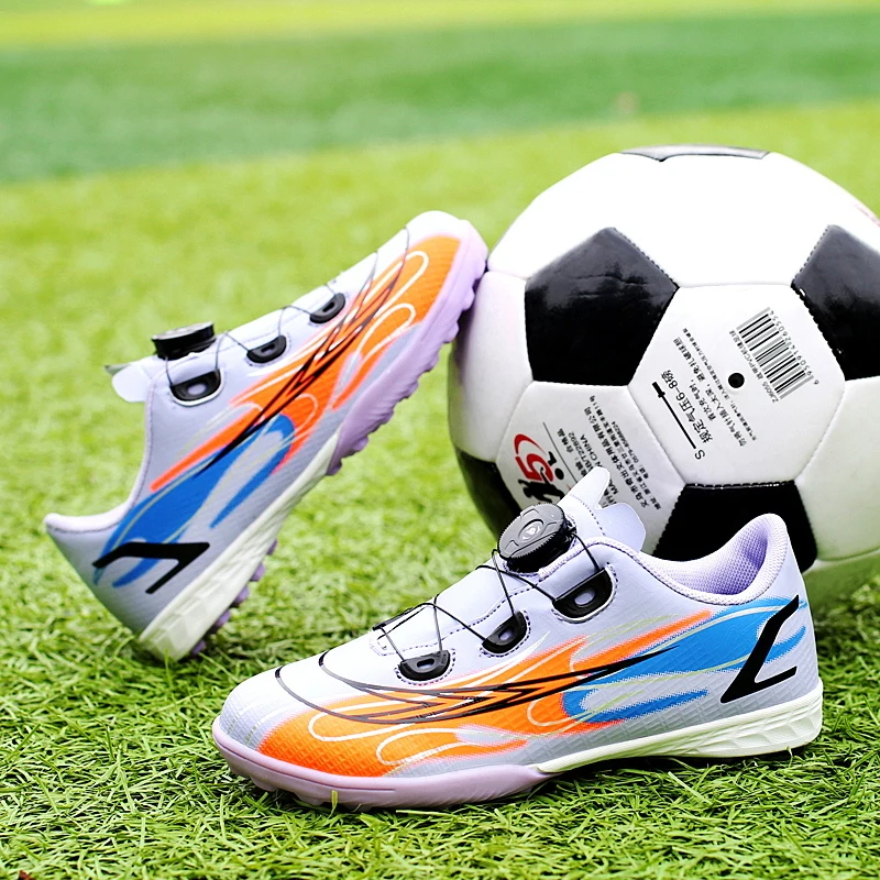 2022 YENİ Erkek futbol ayakkabıları Yetişkin Çocuklar Yüksek Ayak Bileği futbol kramponları Cleats Çim Eğitim Spor Ayakkabı 2022 erkek Spor Ayakkabı