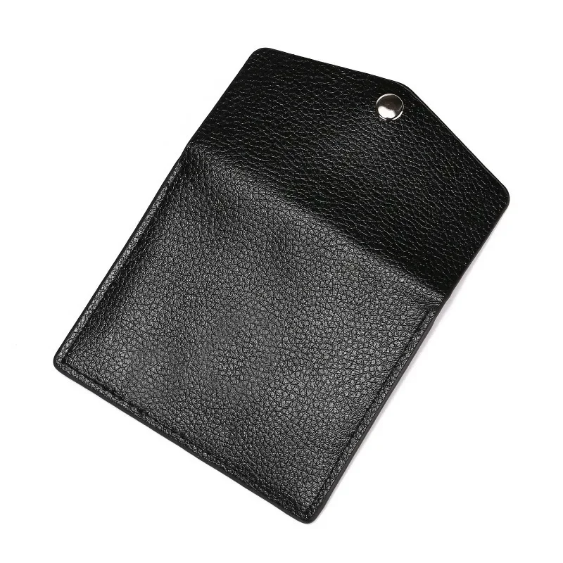 Moda Yumuşak PU deri Kart Çantaları Unisex Küçük Bozuk Para Çantası Çanta Para Çantası Cüzdan Siyah Kahve Çok yuvalı Kartlar Koruyucu Tutucu